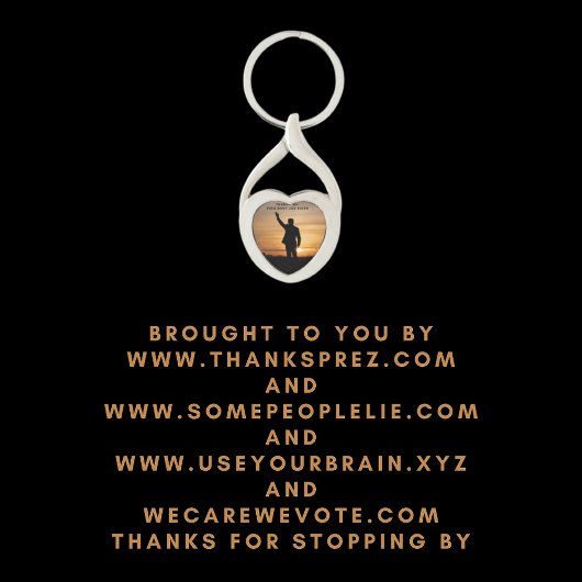 Vielen Dank, Präsident Joe Biden Schlüsselanhänger