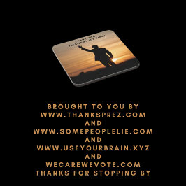 Vielen Dank, Präsident Joe Biden Steinuntersetzer