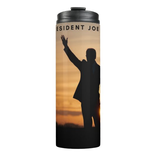 Vielen Dank, Präsident Joe Biden Thermosbecher (Vorderseite)