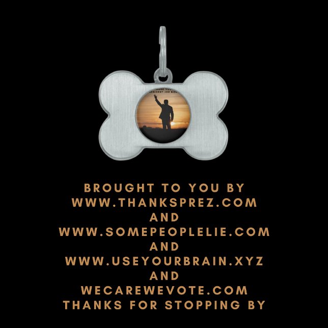 Vielen Dank, Präsident Joe Biden Tiermarke (Von Creator hochgeladen)