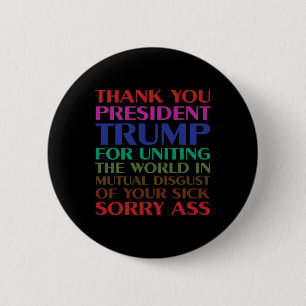 Vielen Dank, Präsident Trump, für die Vereinigung Button