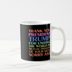 Vielen Dank, Präsident Trump, für die Vereinigung  Kaffeetasse