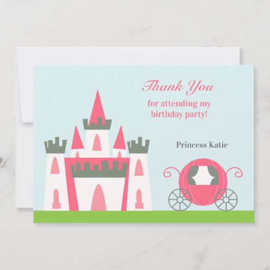Vielen Dank, Princess Card Dankeskarte (Vorderseite)