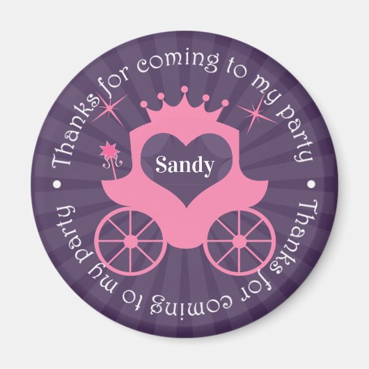 Vielen Dank, Princess Foto Magnet (Vorne)