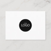 Vielen Dank Promo Code Social Media Ihr Logo Visitenkarte (Rückseite)