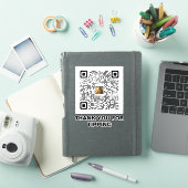 Vielen Dank QR Code Sticker - Danke für Ihren Tipp (iPad Hülle)