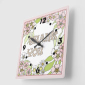 Vielen Dank Quadratische Wanduhr (Winkel)