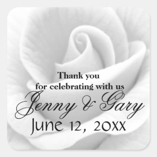 Vielen Dank Quadratischer Aufkleber