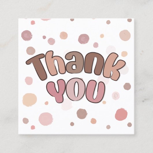 Vielen Dank Rabattkarte (Vorderseite)