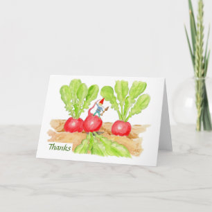 Vielen Dank, Radish Card Dankeskarte