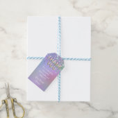Vielen Dank Rainbow Balloons Favoriten Tags Geschenkanhänger (Mit Garn)