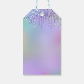 Vielen Dank Rainbow Balloons Favoriten Tags Geschenkanhänger (Rückseite)