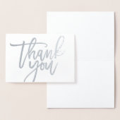 Vielen Dank, Real Foil Script Style 3 Folienkarte (Anzeige)