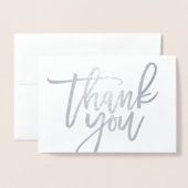 Vielen Dank, Real Foil Script Style 3 Folienkarte (Vorderseite mit Umschlag)