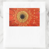 Vielen Dank Rechteckiger Aufkleber (Tasche)