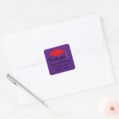 Vielen Dank, Red Graduation Cap #1-2 Stickers (Umschlag)