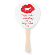 Vielen Dank Red Kisses Personalisiert