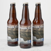 Vielen Dank Red Rock Water Reflection Foto Arizona Bierflaschenetikett (Flaschen)