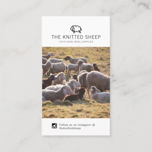 Vielen Dank Referendum Foto promo mono wiederholen Visitenkarte (Rückseite)