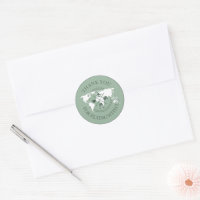 Vielen Dank Reisen Hochzeit Weltkarte Boho Sage Gr