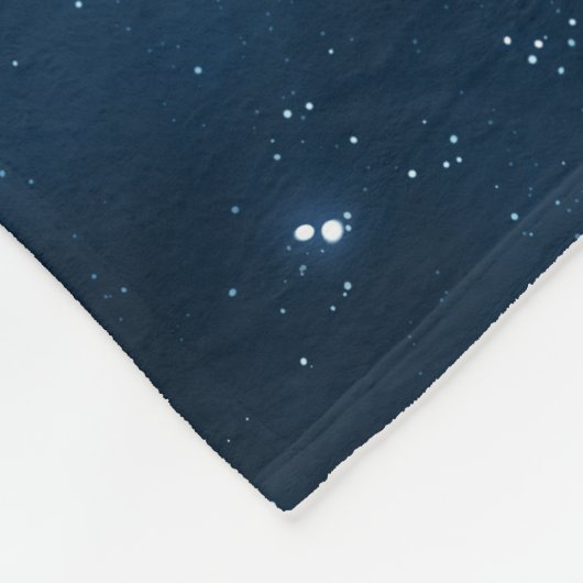 Vielen Dank, Retirement Blue Space Fleecedecke (Ecke)