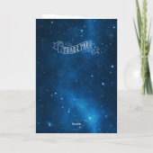 Vielen Dank, Retirement Blue Space Karte (Rückseite)