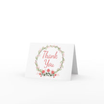 Vielen Dank Rose Blumenkraut Rosa Karte