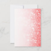 Vielen Dank Rose Glitzer Rosa Lippen Medien Beilag (Rückseite)