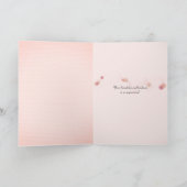 Vielen Dank, Rose in der Hand Karte (Innenseite)