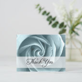 Vielen Dank : Rose : Postkarte (Stehend Vorderseite)