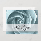 Vielen Dank : Rose : Postkarte (Vorne/Hinten)