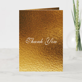 Vielen Dank Royal White Golden Mettalic Shiny Dankeskarte