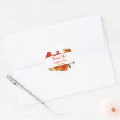 Vielen Dank Runder Aufkleber (Umschlag)