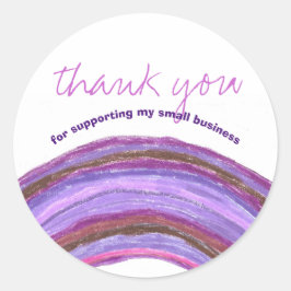 Vielen Dank Runder Aufkleber