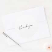 Vielen Dank Runder Aufkleber (Umschlag)