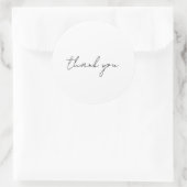 Vielen Dank Runder Aufkleber (Tasche)