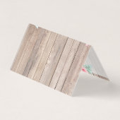 Vielen Dank Rustic Wood Country Farmhouse Rose Car (Rückseite)