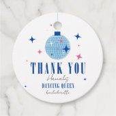 Vielen Dank Santorini Musical Disco Bachelorette Geschenkanhänger (Vorderseite)