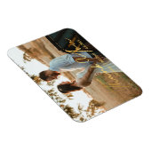 Vielen Dank, schicke goldene handschrift Hochzeit Magnet (Rechte Seite)