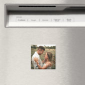 Vielen Dank schicke Handschrift Hochzeitsmagnet Fo Magnet (In Situ (Geschirrspüler))