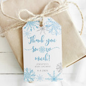 Vielen Dank Schnee Geschenkanhänger