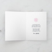 Vielen Dank, Schnee viel | Winter Wonderland Karte (Innenseite)