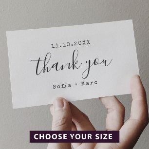 Vielen Dank, Schreibmaschine Handwriting Stylish Permastempel