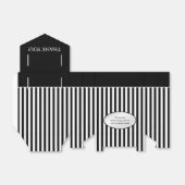 Vielen Dank - Schwarz/Weiß-Muster für einfache Str Geschenkschachtel (Ungefaltet)