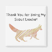 Vielen Dank Scout Leader Fox Magnet (Vorne)