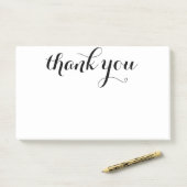 Vielen Dank, Script 10 x 6 Post-it Klebezettel (Auf Schreibtisch)