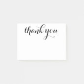 Vielen Dank, Script 4 x 3 Post-it Klebezettel (Vorderseite)