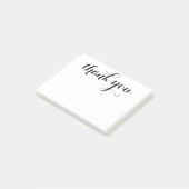 Vielen Dank, Script 4 x 3 Post-it Klebezettel (angewinkelt)