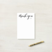 Vielen Dank, Script 4 x 6 Post-it Klebezettel (Auf Schreibtisch)