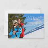 Vielen Dank, Script Foto - 3x5 Vielen Dank Einladung (Vorderseite)